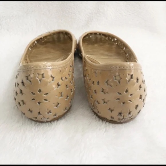 Jimmy Choo Star Cutout Nude Patent Ballet Flats w Star Cut-Outs 🤩 - Picture 5 of 7